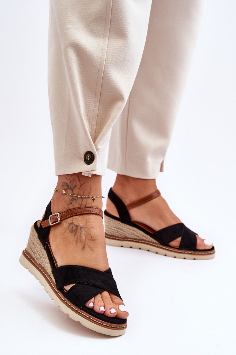 Deysi sandal with wedge heel